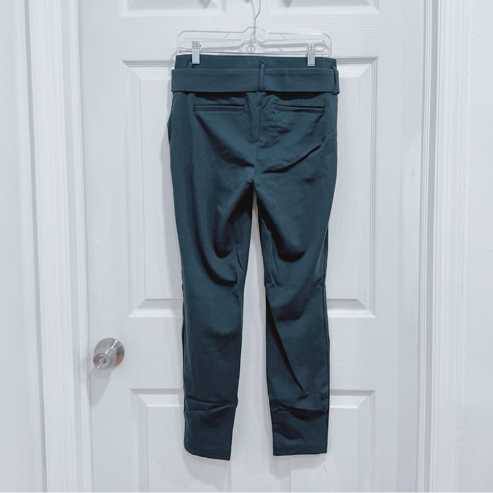 Violets & Roses Green Slim Fit Belted Pants – Size 6/28 - Picture 2 of 9